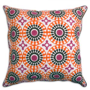 design ideas - Jonathan Adler Bobo Pillow Medallion Pink Orange cushion.jpg